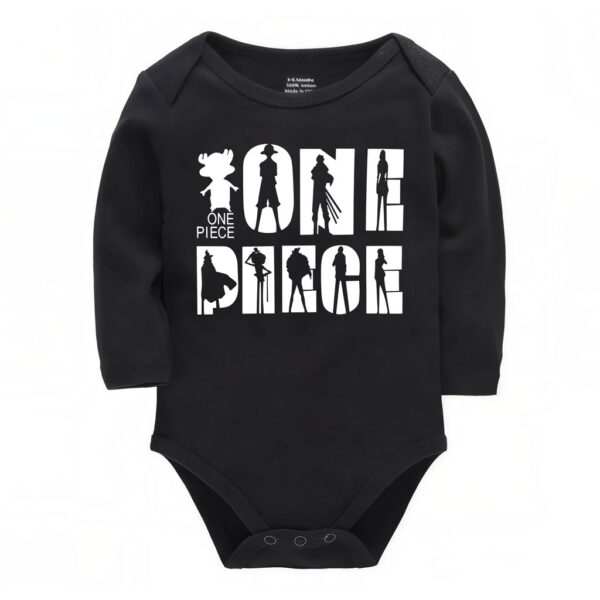 Straw Hat Crew Silhouettes Baby Onesie Clothes