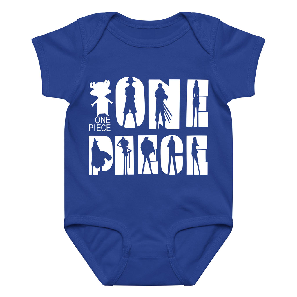 Straw Hat Crew Silhouettes Baby Onesie Clothes 0-24M 7 Straw Hat Crew Silhouettes Baby Onesie Clothes
