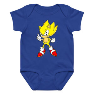 Super Sonic Onesie Kids – Golden Transformation Romper