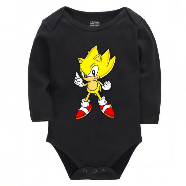 Super Sonic Onesie Kids – Golden Transformation Romper