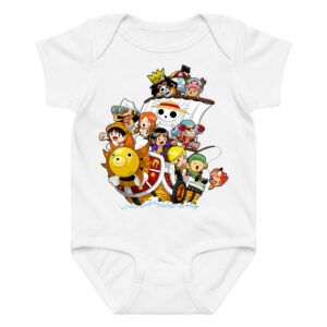 Thousand Sunny Baby Onesie with Straw Hat Crew
