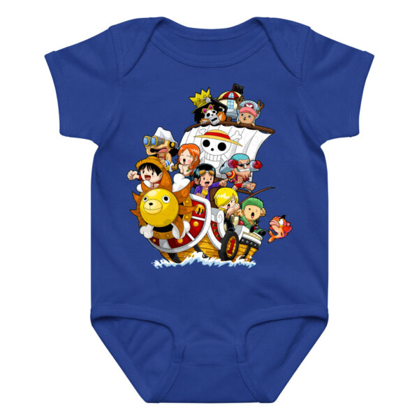 Thousand Sunny Baby Onesie with Straw Hat Crew