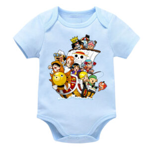 Thousand Sunny Baby Onesie with Straw Hat Crew