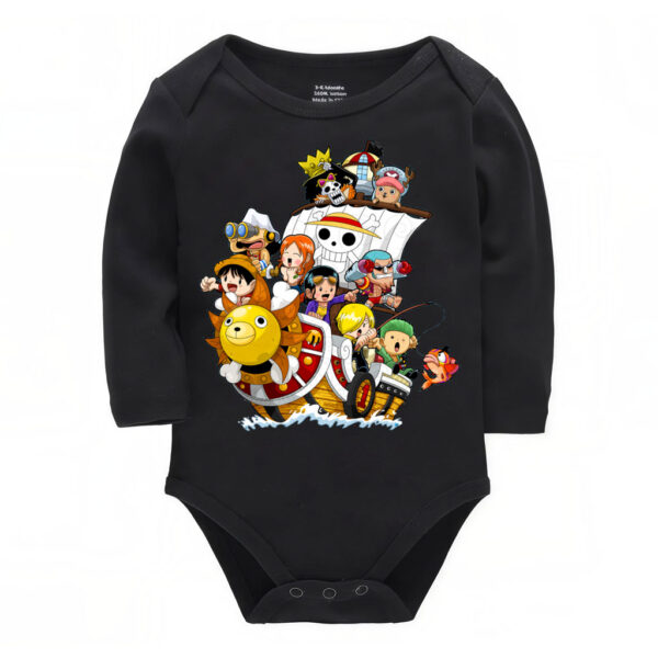 Thousand Sunny Baby Onesie with Straw Hat Crew