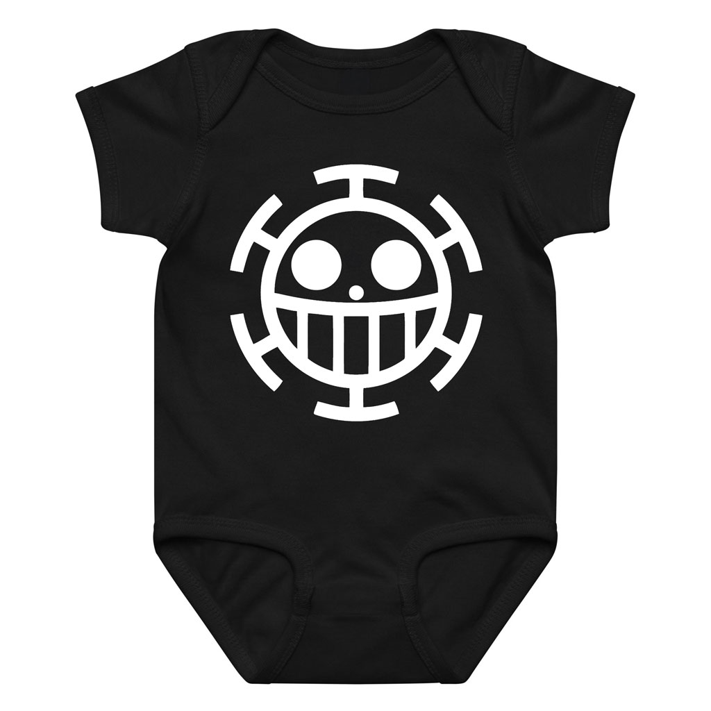 Trafalgar Law Heart Pirates Logo Baby Bodysuit 9 Trafalgar Law Heart Pirates Logo Baby Bodysuit