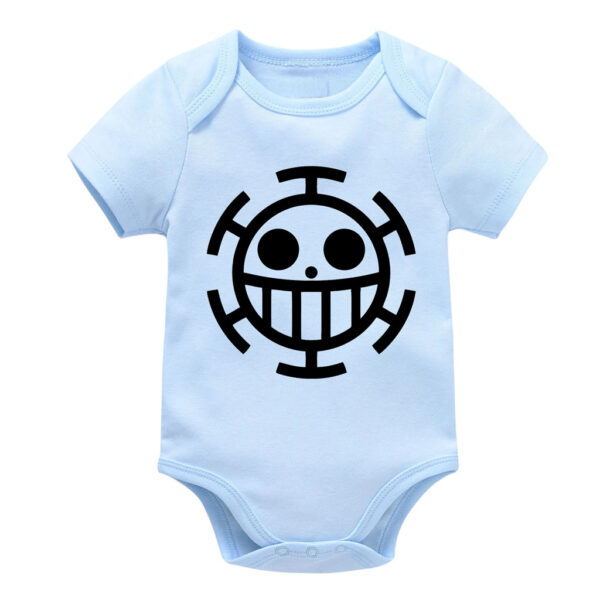 Trafalgar Law Heart Pirates Logo Baby Bodysuit