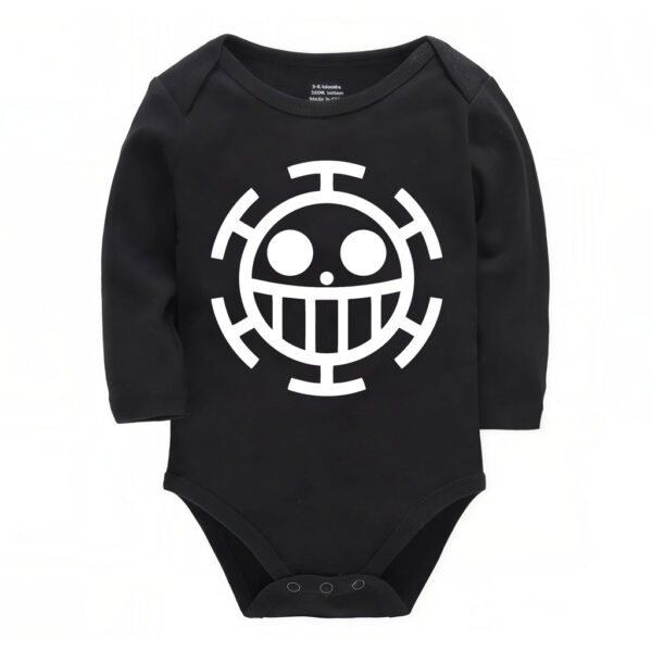 Trafalgar Law Heart Pirates Logo Baby Bodysuit