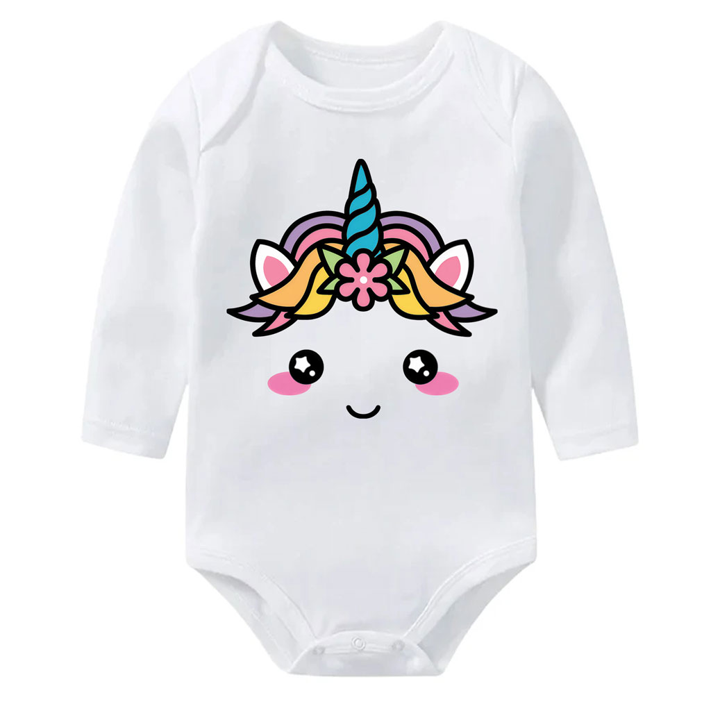 Unicorn Rainbow Horn Bodysuit Baby Onesie 10 Unicorn Rainbow Horn Bodysuit Baby Onesie