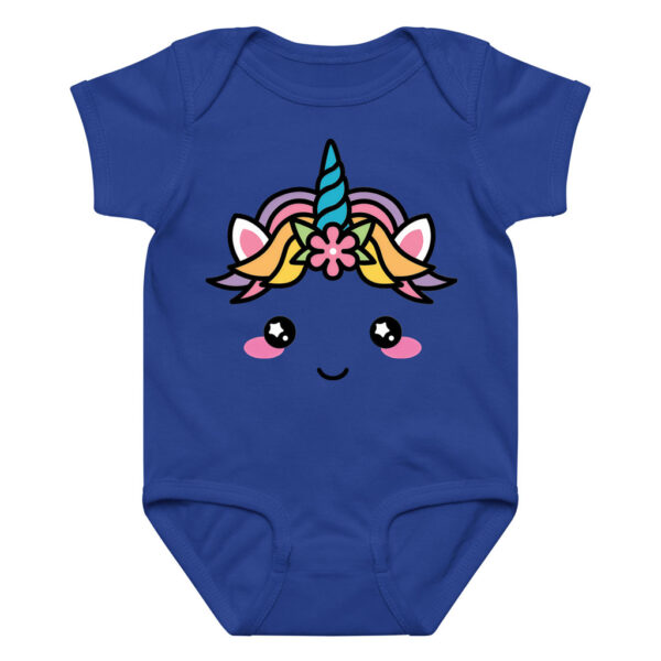 Unicorn Rainbow Horn Bodysuit Baby Onesie