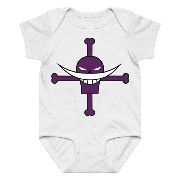 Whitebeard Jolly Roger Bodysuit Baby Onesie Cotton