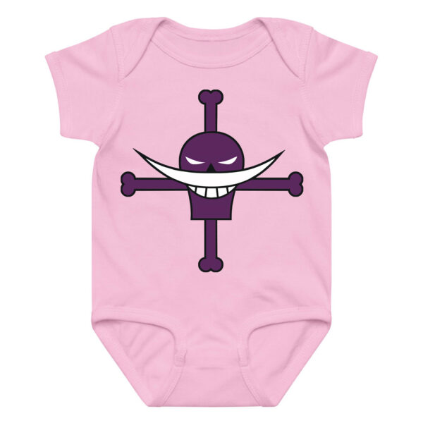 Whitebeard Jolly Roger Bodysuit Baby Onesie Cotton