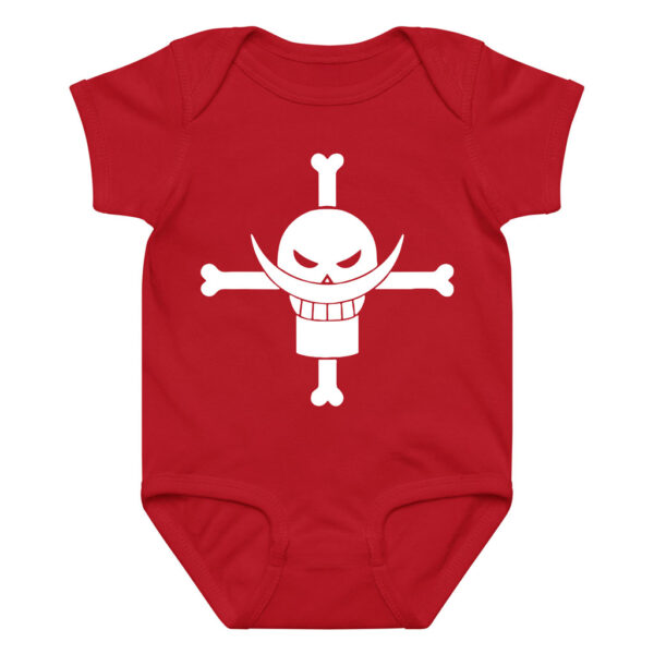 Whitebeard Jolly Roger Bodysuit Baby Onesie Cotton