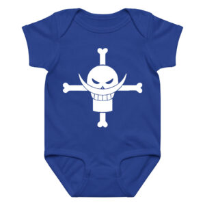 Whitebeard Jolly Roger Bodysuit Baby Onesie Cotton