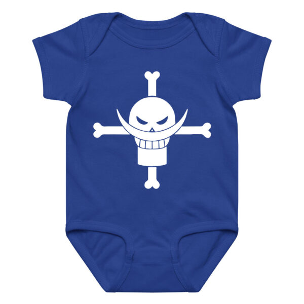 Whitebeard Jolly Roger Bodysuit Baby Onesie Cotton