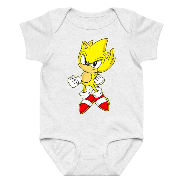 Yellow Sonic Long Sleeve Bodysuit Baby Short Sleeve