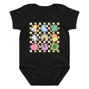 Colorful Lucky Charms Unicorn Bodysuit for Baby