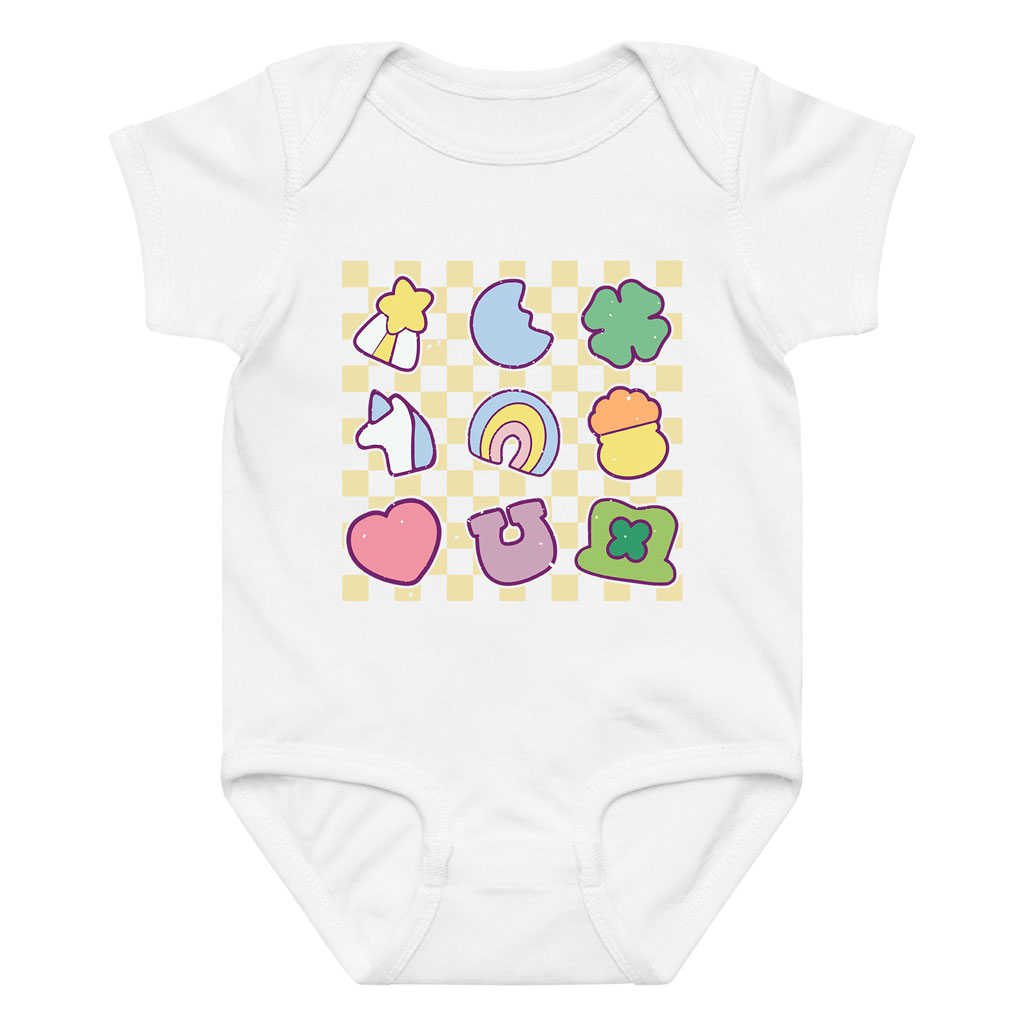 Colorful Lucky Charms Unicorn Bodysuit for Baby 11 Colorful Lucky Charms Unicorn Bodysuit for Baby