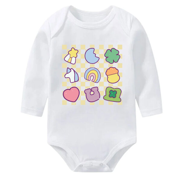 Colorful Lucky Charms Unicorn Bodysuit for Baby