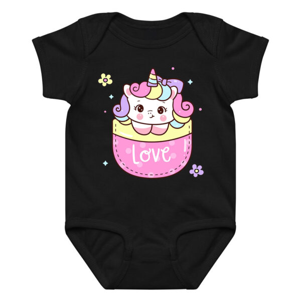 Cute Love Babyunicorn Infant Bodysuits 0-24M