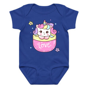 Cute Love Babyunicorn Infant Bodysuits 0-24M