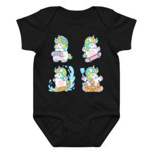 Cute Multiactivity Cartoon Infant Unicorn Onesie