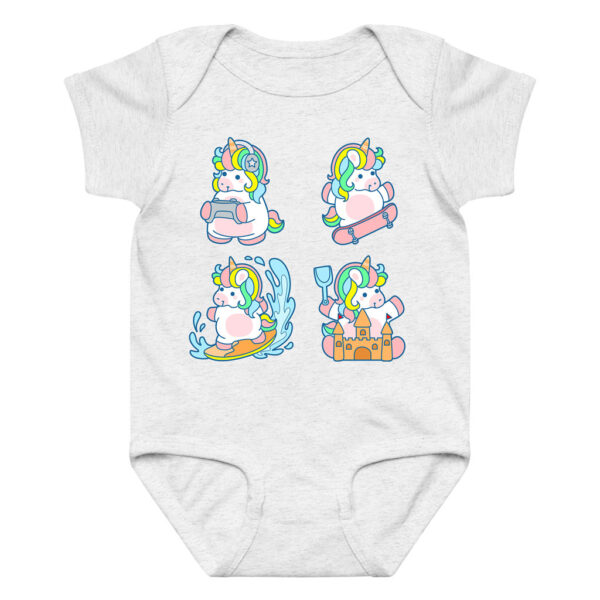 Cute Multiactivity Cartoon Infant Unicorn Onesie