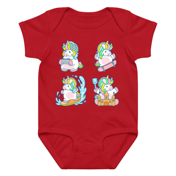 Cute Multiactivity Cartoon Infant Unicorn Onesie