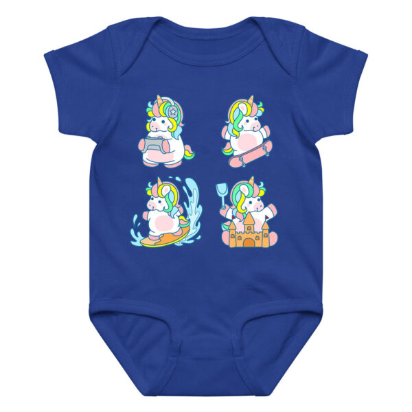 Cute Multiactivity Cartoon Infant Unicorn Onesie