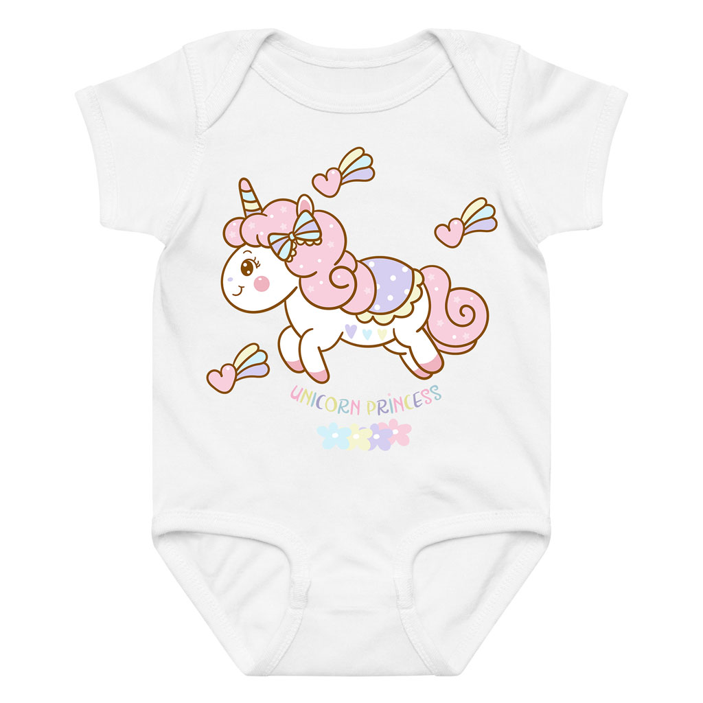 Fairy Tale Unicorn Princess Onesie Baby 0-24M (9styles) 10 Fairy Tale Unicorn Princess Onesie Baby