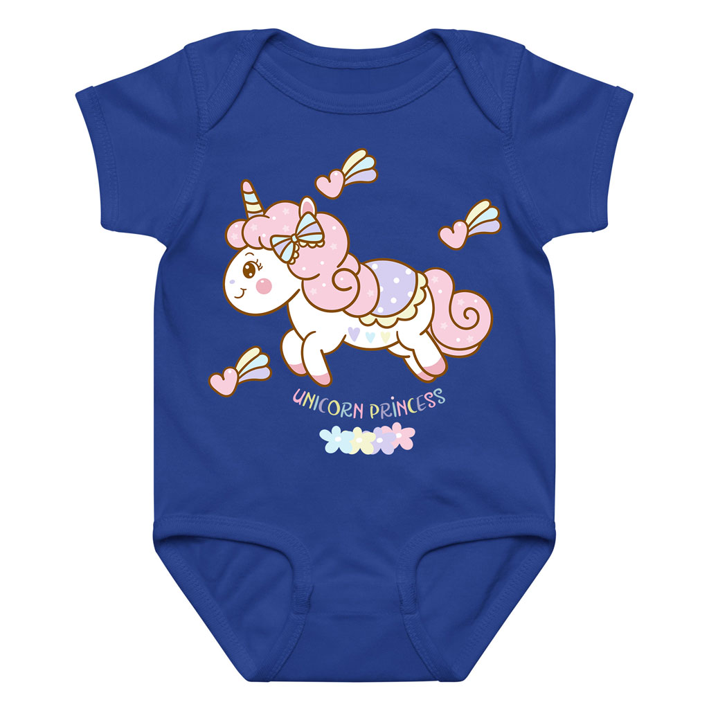 Fairy Tale Unicorn Princess Onesie Baby 0-24M (9styles) 11 Fairy Tale Unicorn Princess Onesie Baby
