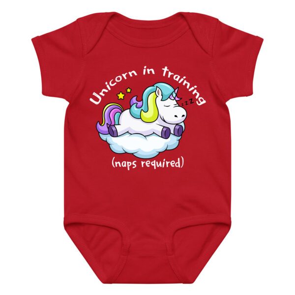 Funny “Unicorn in Training” Bodysuit Baby Onesie