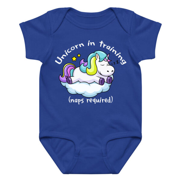Funny “Unicorn in Training” Bodysuit Baby Onesie