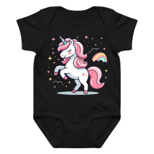 Rainbow & Stars Bodysuit Infant Unicorn Onesie