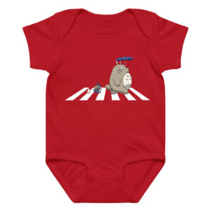 Totoro Family Crossing Newborn Clothes Onesie Long, Short Sleeves