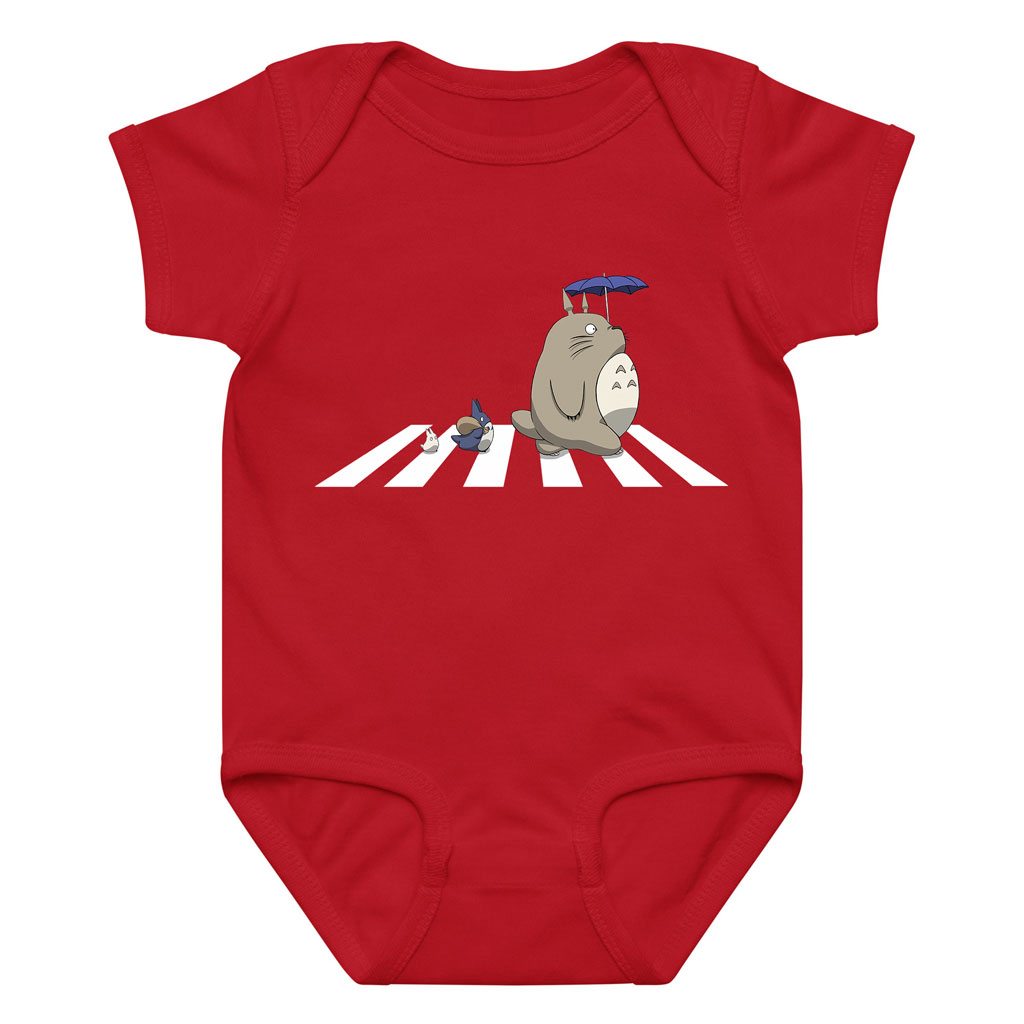 Totoro Family Crossing Newborn Clothes Onesie Long, Short Sleeves 12 Totoro Family Crossing Newborn Clothes Onesie Long, Short Sleeves