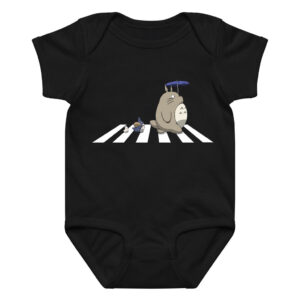 Totoro Family Crossing Newborn Clothes Onesie Long, Short Sleeves