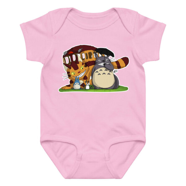 Totoro and Catbus Baby Onesie Cute Ghibli Design