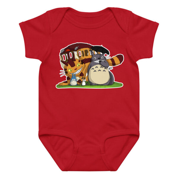 Totoro and Catbus Baby Onesie Cute Ghibli Design
