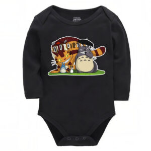 Totoro and Catbus Baby Onesie Cute Ghibli Design