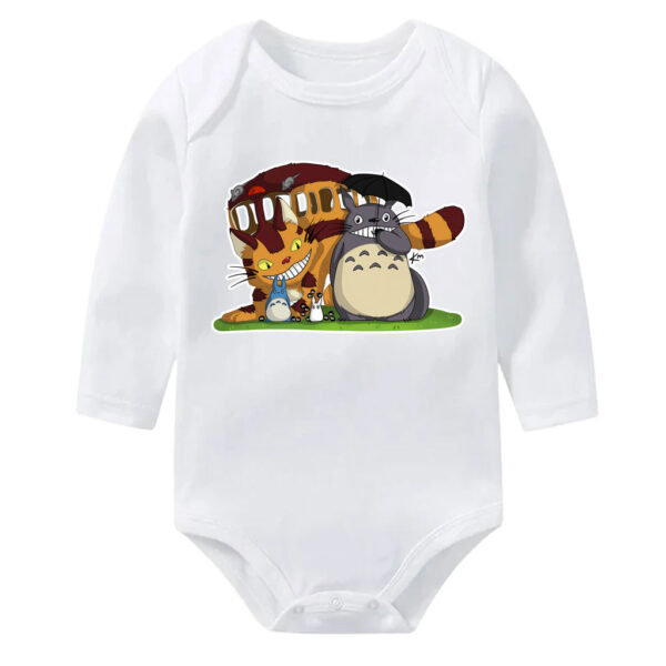 Totoro and Catbus Baby Onesie Cute Ghibli Design