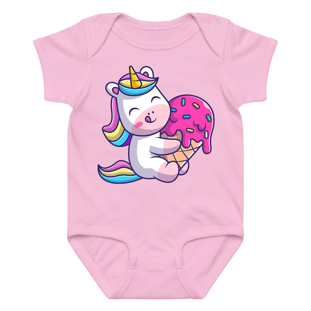 Unicorn Cute Ice Cream Lover Babies Unicorn Onesie Long/Short Sleeve 11 Unicorn Cute Ice Cream Lover Babies Unicorn Onesie LongShort Sleeve